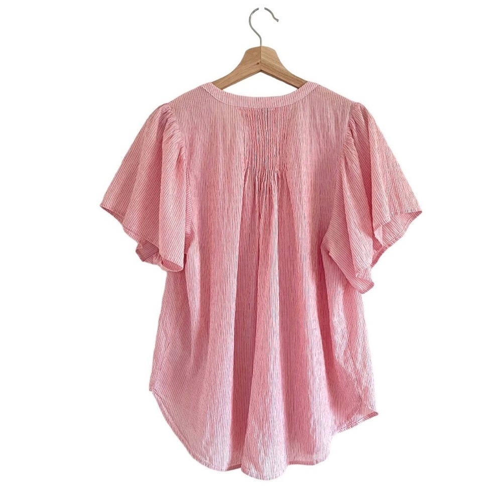 The Nines by HATCH Light Pink Button-Down Blouse - Picture 5 of 13